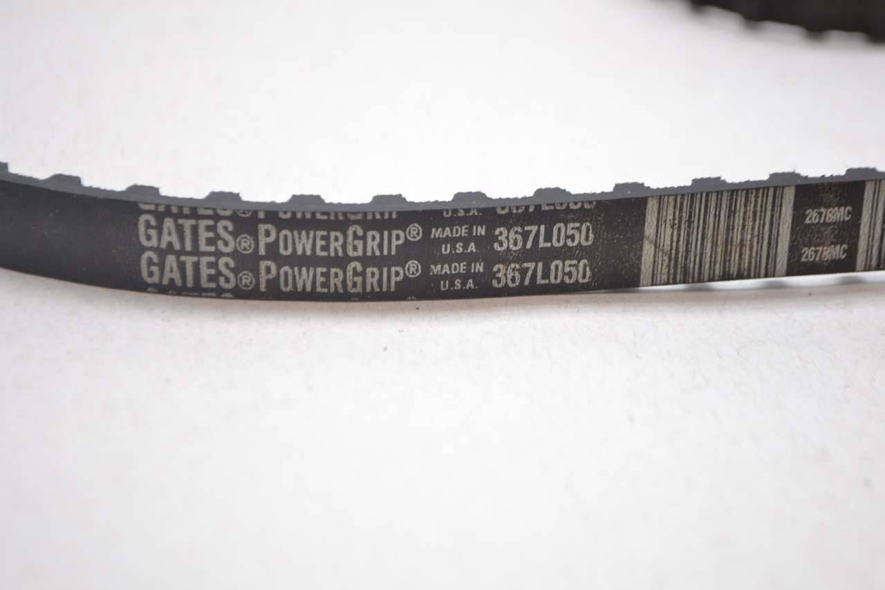 3/8 Pitch Light 36.75 Pitch Length 3/8 Pitch 1/2 Width 36.75 Pitch Length 98 Teeth 1/2 Width Gates 367L050 PowerGrip Timing Belt 3/8 Pitch Light 36.75 Pitch Length 3/8 Pitch 1/2 Width 36.75 Pitch Length 98 Teeth 1/2 Width Gates 367L050 PowerGrip Timing Belt