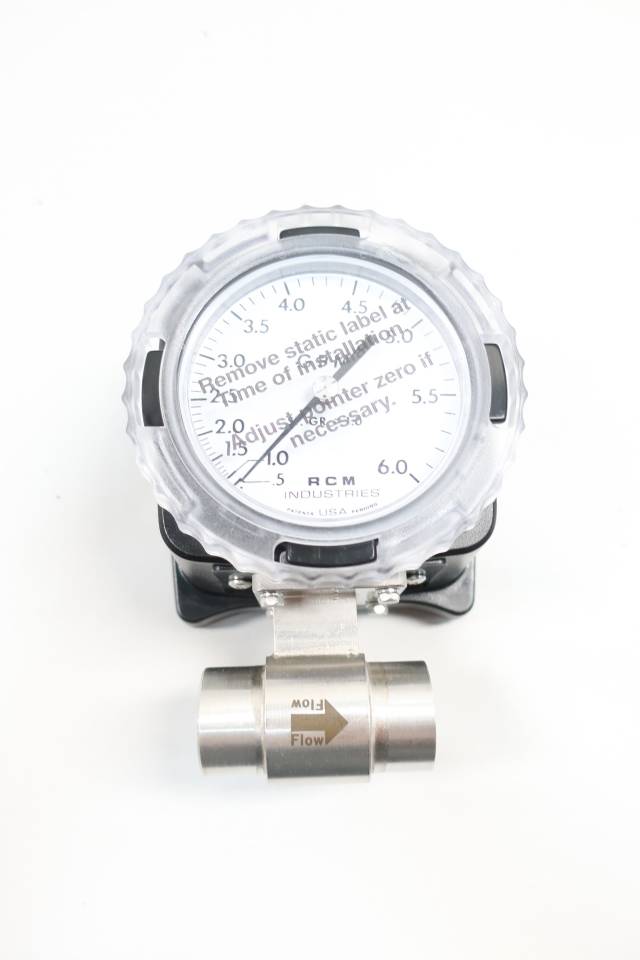 RCM INDUSTRIES 3/473R6 VARIABLE AREA FLOW METER 06GPM 3/4IN NPT