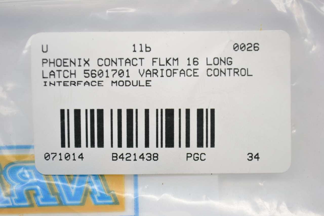 Phoenix Contact FLKM 16 Long Latch 5601701 Varioface Interface 