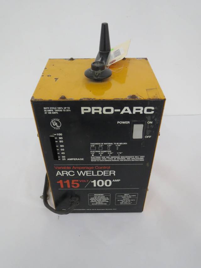 INTROL PROARC 115VAC 100A AMP VARIABLE AMPERAGE CONTROL ARC WELDER