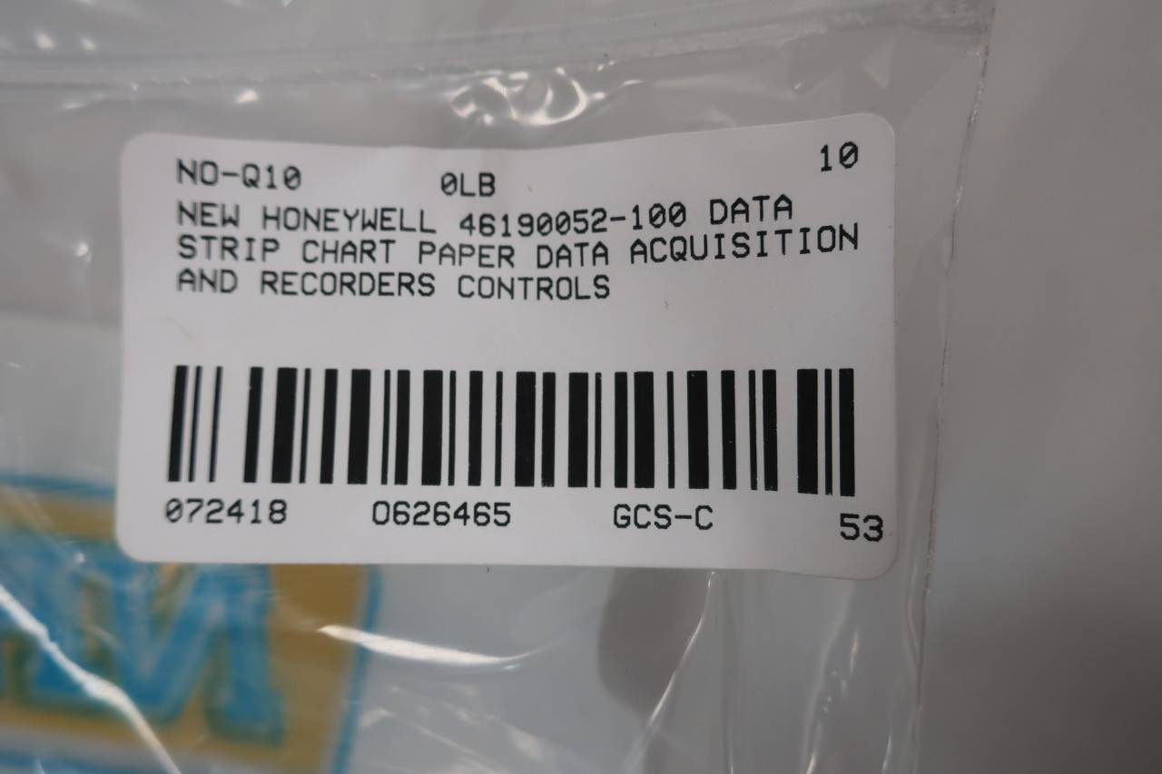 NEW HONEYWELL 46190052100 DATA RECORDER STRIP CHART PAPER D555686 Data