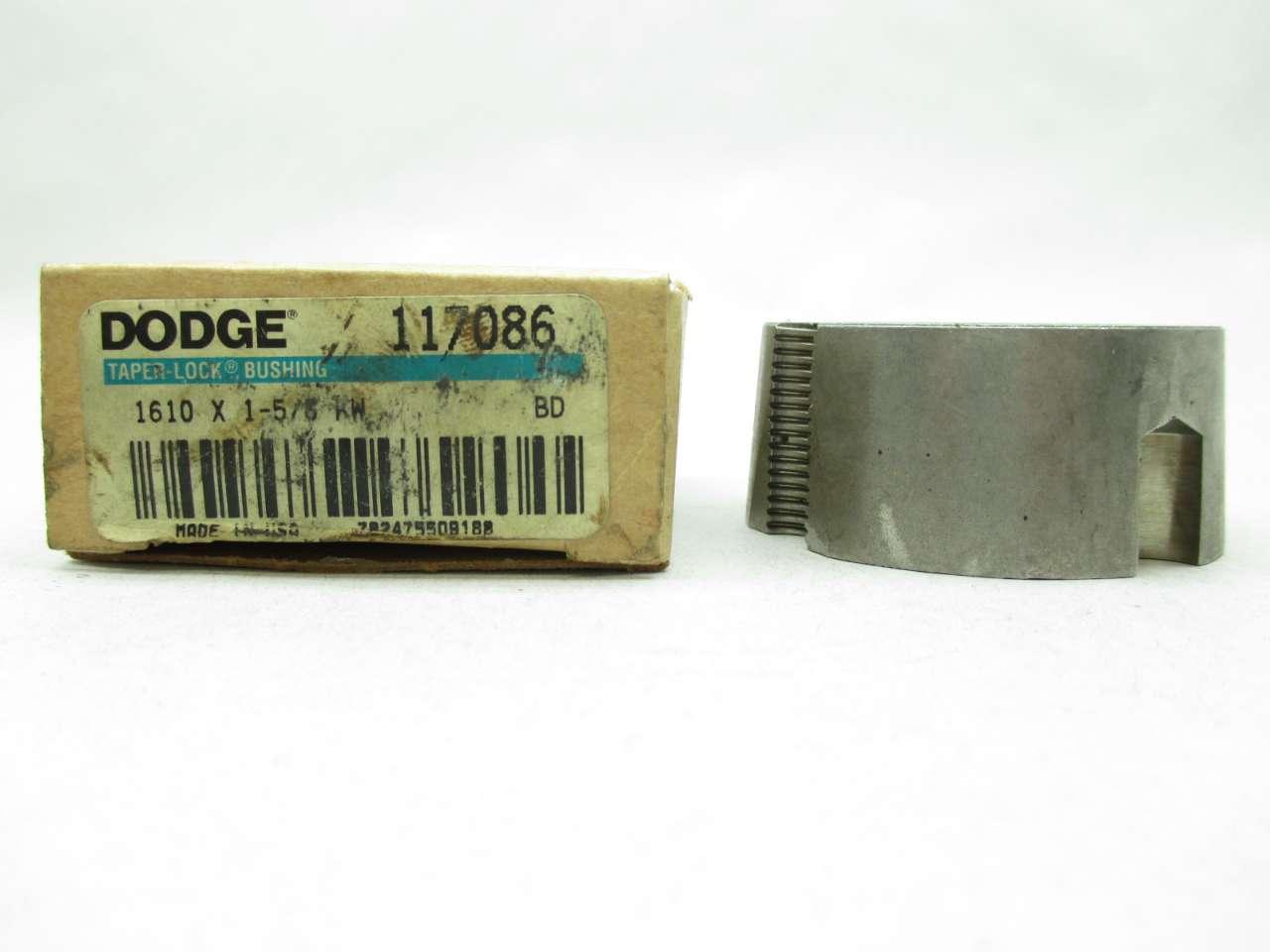 Dodge 117086 Taper Lock Bushing 1610 x 1-5/8" 
