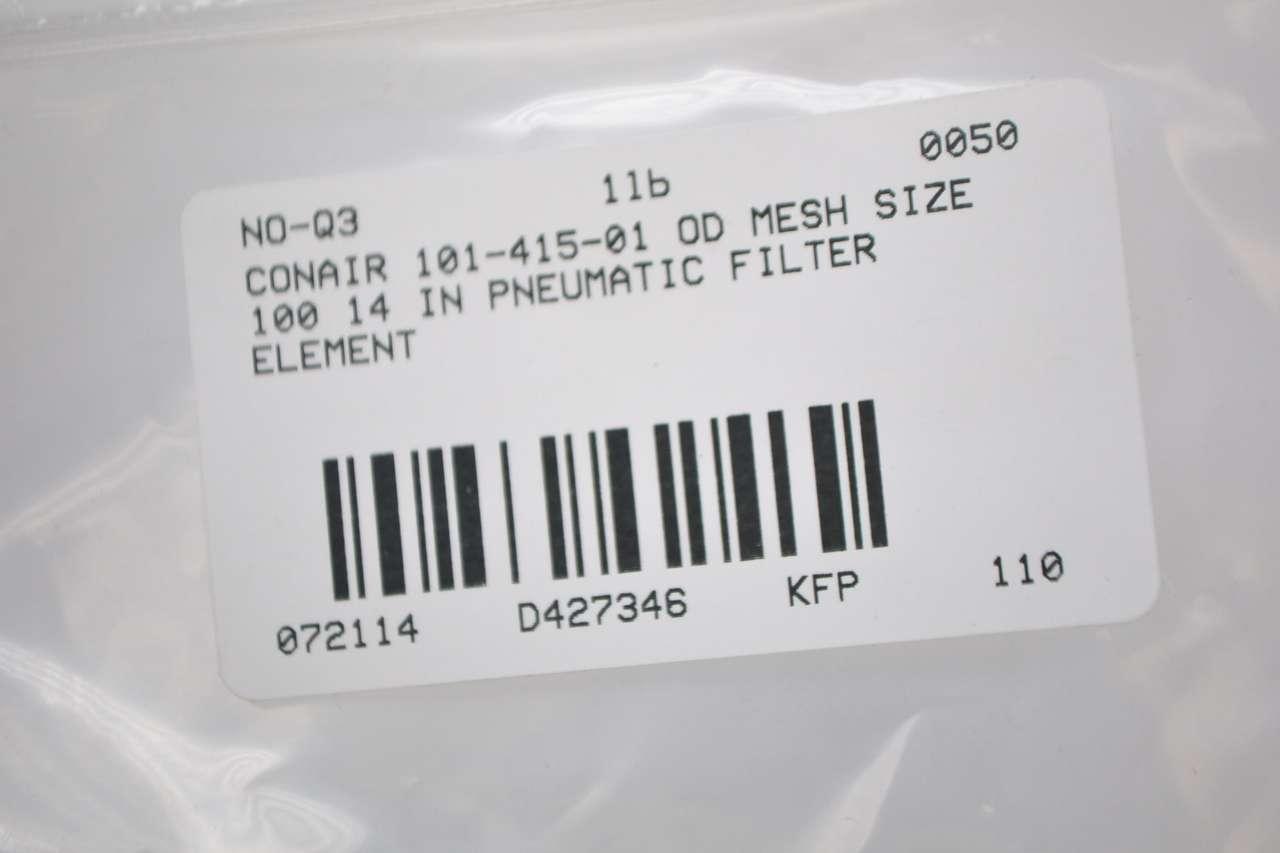 Conair 101 415 01 Mesh Size 100 14 In Od Pneumatic Air Filter D427346