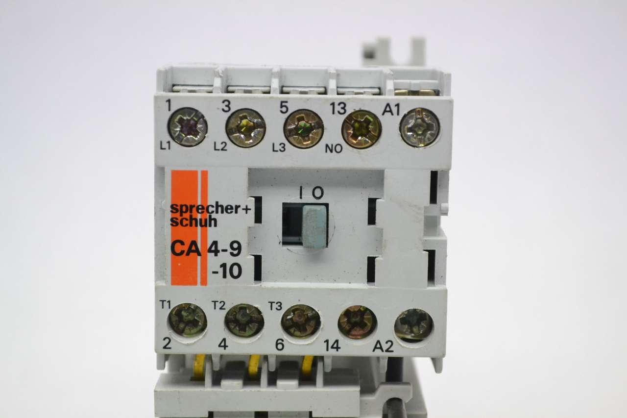 NEW Sprecher Schuh CT4-9 Thermal Overload Relay Range 4-6 AMP 600 Volt 