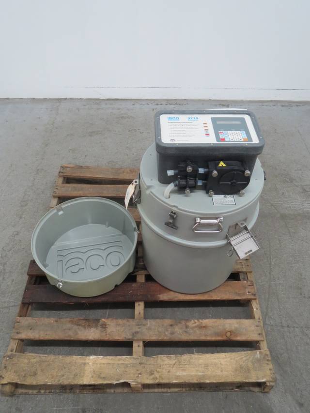 ISCO 3710 PORTABLE LIQUID COMPOSITE SAMPLER 12V DC B429470