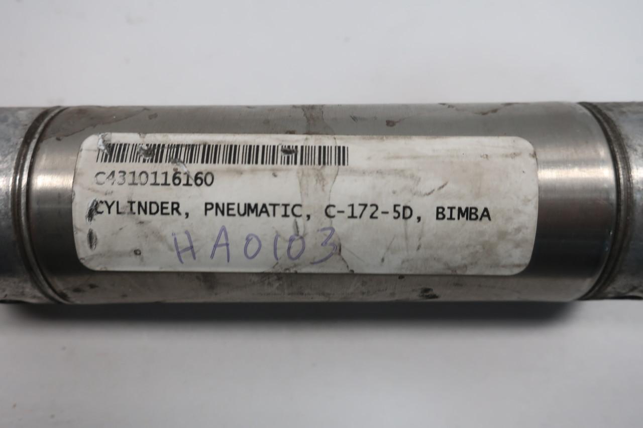 Details about   Bimba FS170.5-CFTV Pneumatic Cylinder 1-1/2" X .5"" Lot 0f 2 
