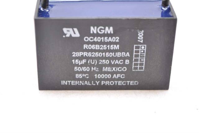 NGM OC4015A02 R06B2515M 10000 AFC 250V-AC 15UF CAPACITOR D429823