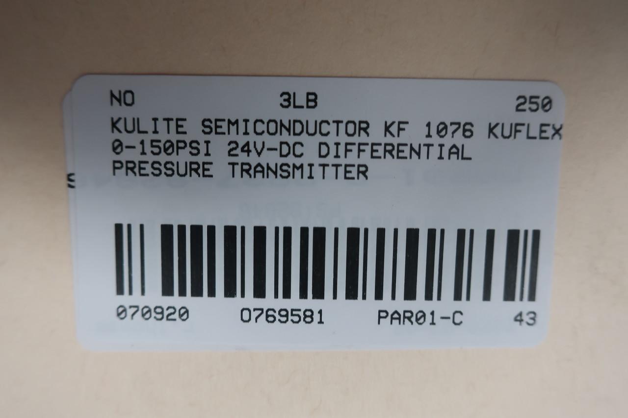 Details about   Kulite Semiconductor KF 1076 Kuflex Pressure Transmitter 0-150psi 24v-dc 