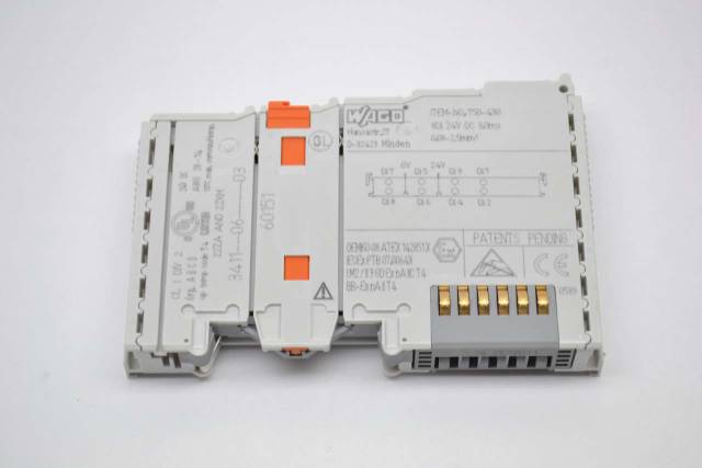 WAGO 750-430 8DI 3.0MS 8 CHANNEL DIGITAL 24V-DC INPUT MODULE B430858