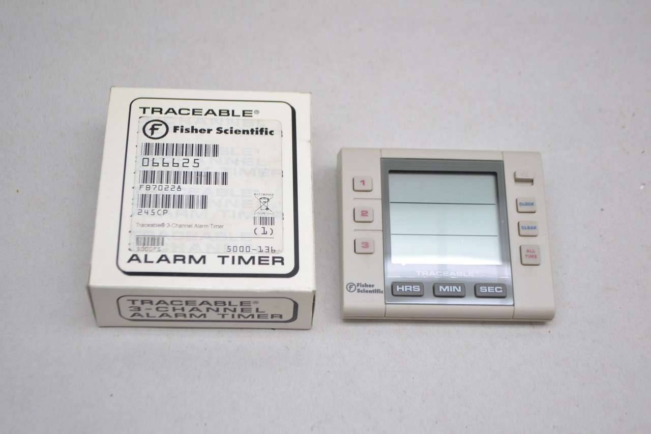 Three Channel Traceable Alarm Timer