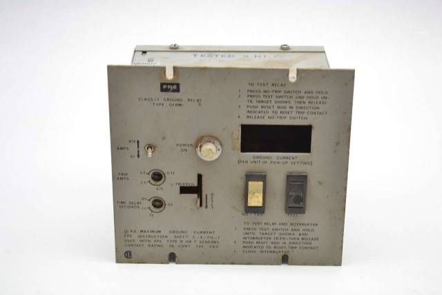 FEDERAL PIONEER TYPE GFRM GROUND 240V-AC 5A AMP RELAY B436443