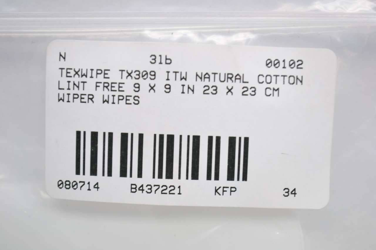 Texwipe Cotton Cloth Wipers, Lint-Free, Z05090