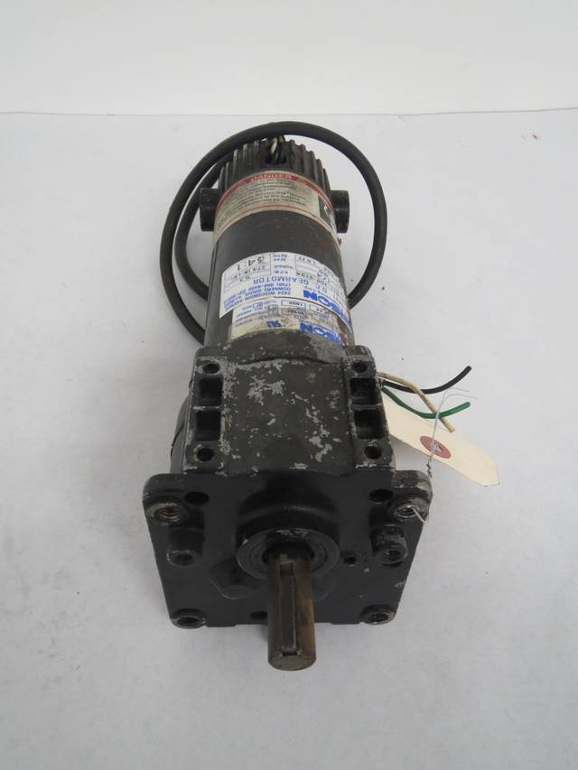 BISON 0113009194 1/4HP 90VDC DC GEAR 341 53RPM ELECTRIC MOTOR B438964