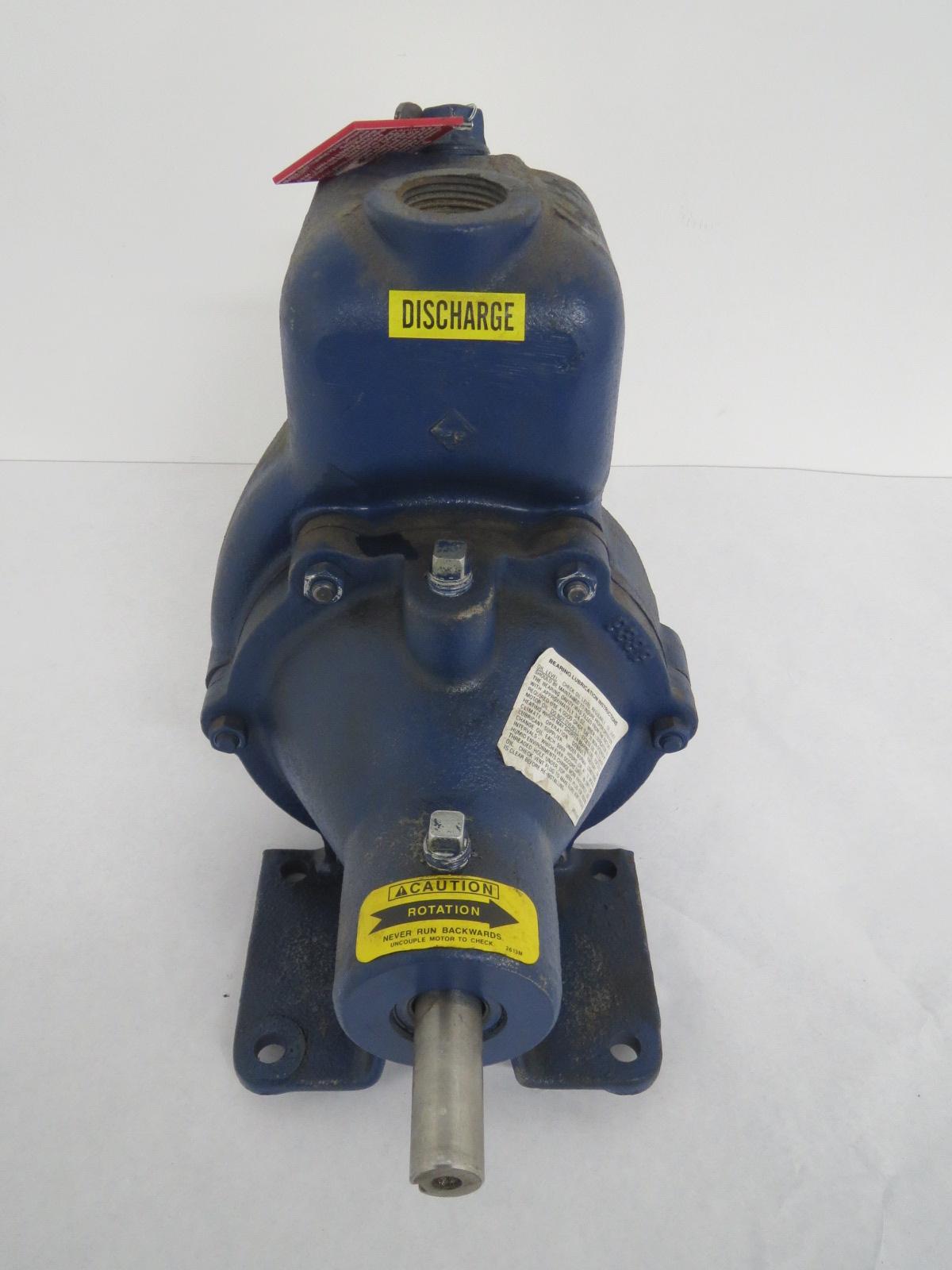 GORMAN RUPP 31A3-B SELF PRIMING 1X1IN IRON CENTRIFUGAL PUMP B439319