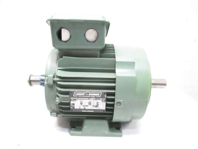 LEROY SOMER LS90S1 DUAL SHAFTS 1.1KW 220/380V-AC 1420RPM AC MOTOR D439732