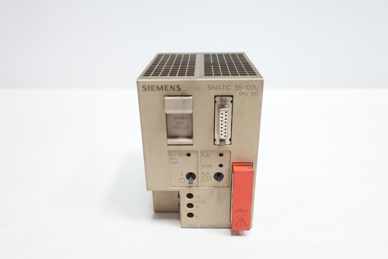 SIEMENS 6ES5 100-8MA02 SIMATIC S5 CPU MODULE