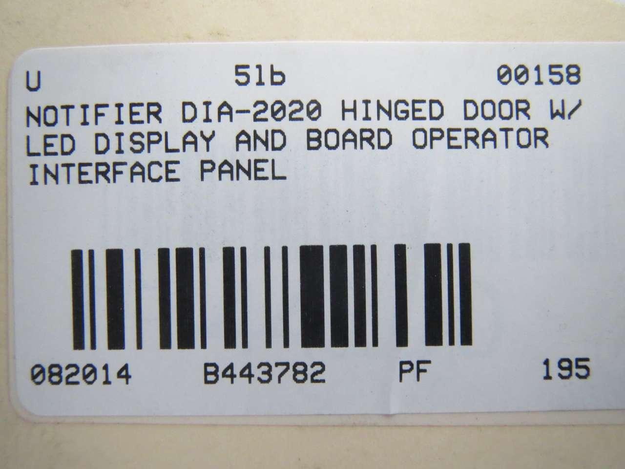Details about   Notifier DIA-2020 EPROM  Fire Alarm 