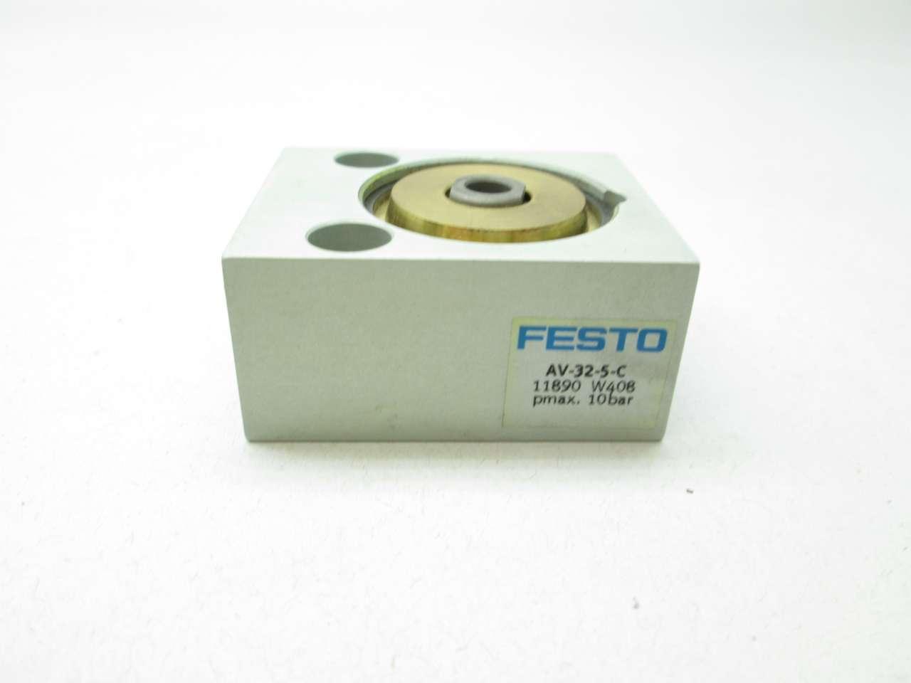 Details about   Festo AV-32-5-C Pneumatic Cylinder 11890 Cylinder W408 C3175-R3 - 							der 11890 Zylinder W408 data-mtsrclang=en-US href=# onclick=return false; 							show original title C3175-R3 