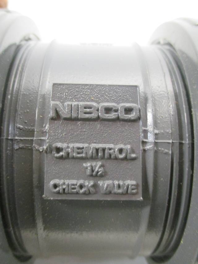 NIBCO CHEMTROL 11/2 IN PVC BALL CHECK VALVE D449428