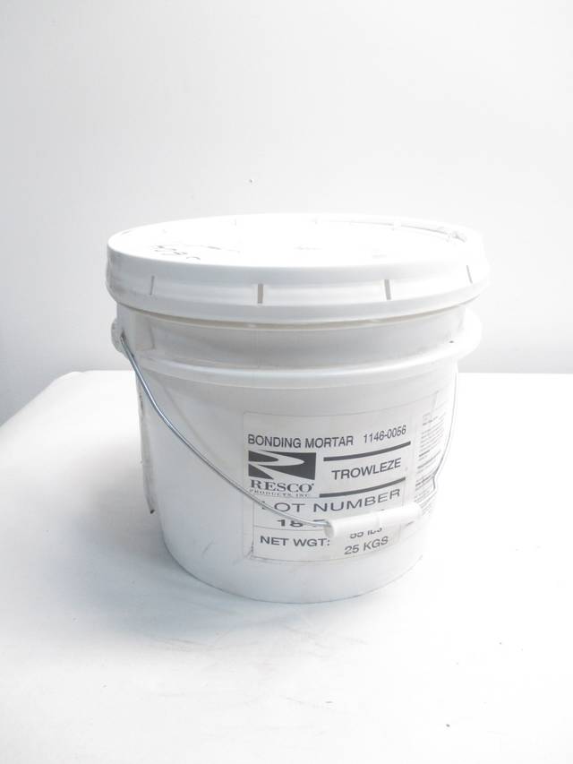 RESCO 11460056 TROWLEZE 55 LB PAIL REFRACTORY CEMENT BONDING MORTAR