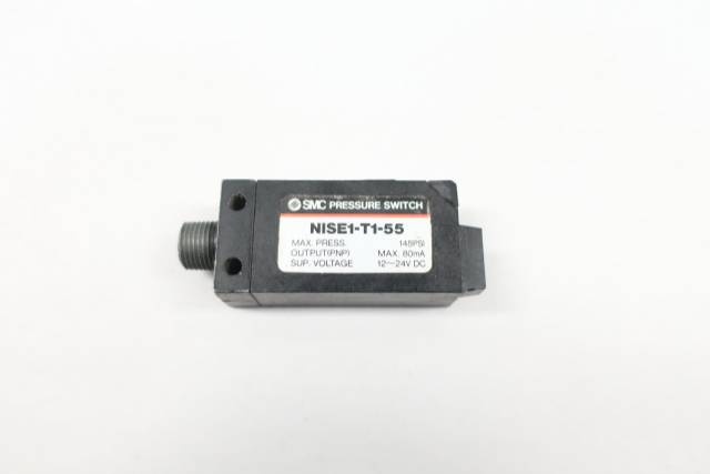 SMC NISE1-T1-55 PRESSURE SWITCH 145PSI 12-24V-DC