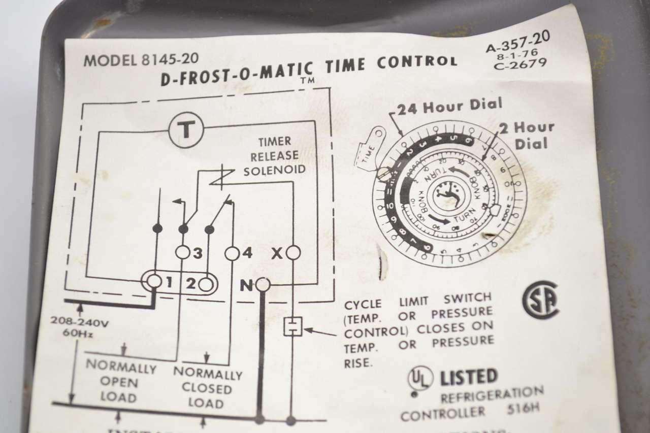 8145 20 Defrost Timer Wiring Diagram - CrawfMinahal