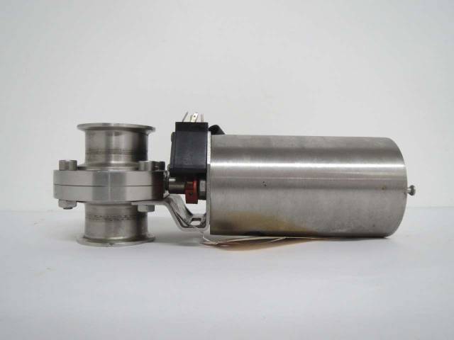 ALFA LAVAL LKLA 2 IN PNEUMATIC STAINLESS TRI-CLAMP BUTTERFLY VALVE B454836