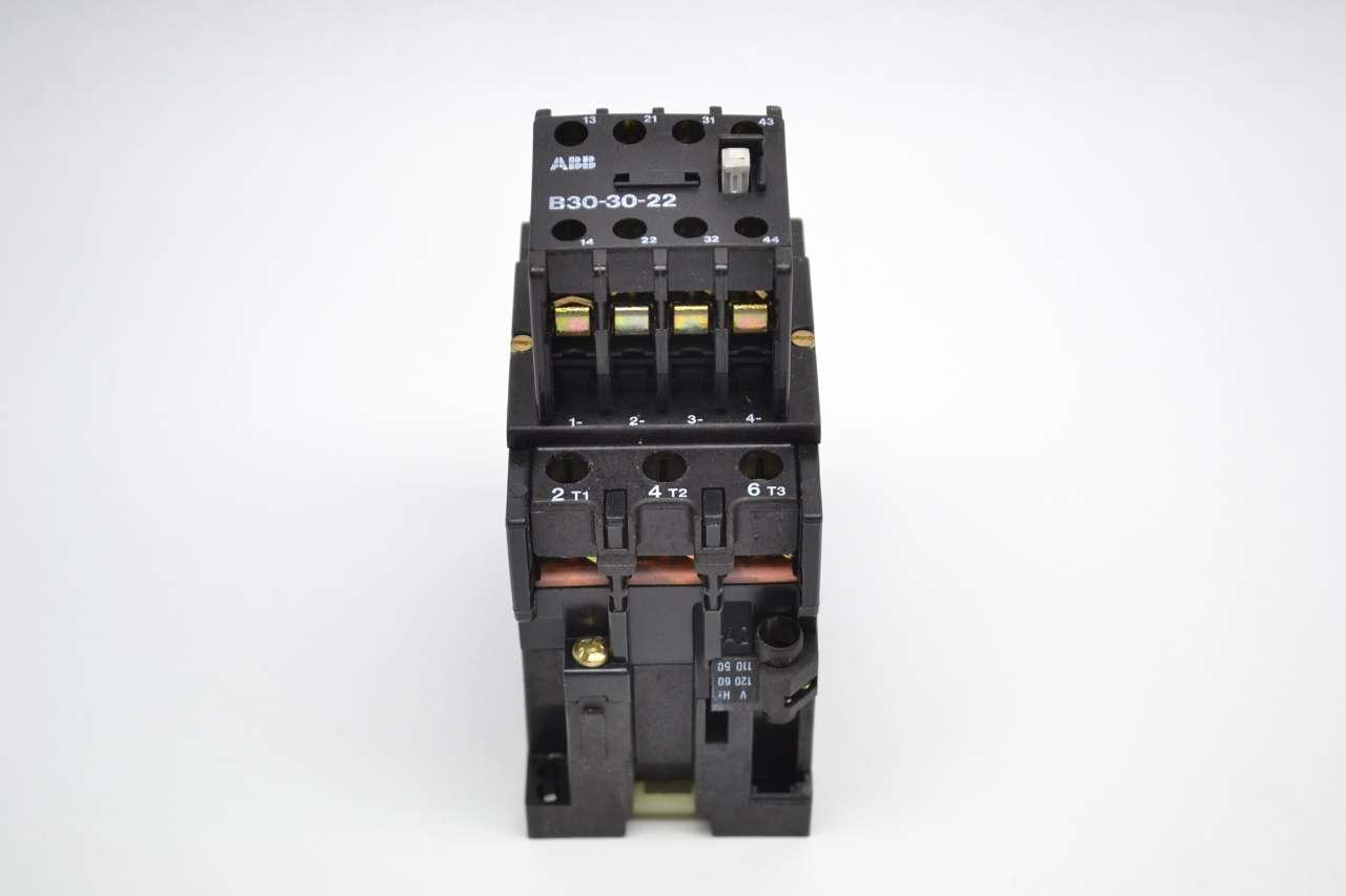 3-pole New ABB control Contactor B30-30-22 B30C-F B30 24 volt AC coil 