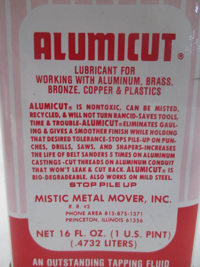 MISTIC METAL MOVER ALUMICUT 16FL.OZ LUBRICANT TAPPING FLUID D456251