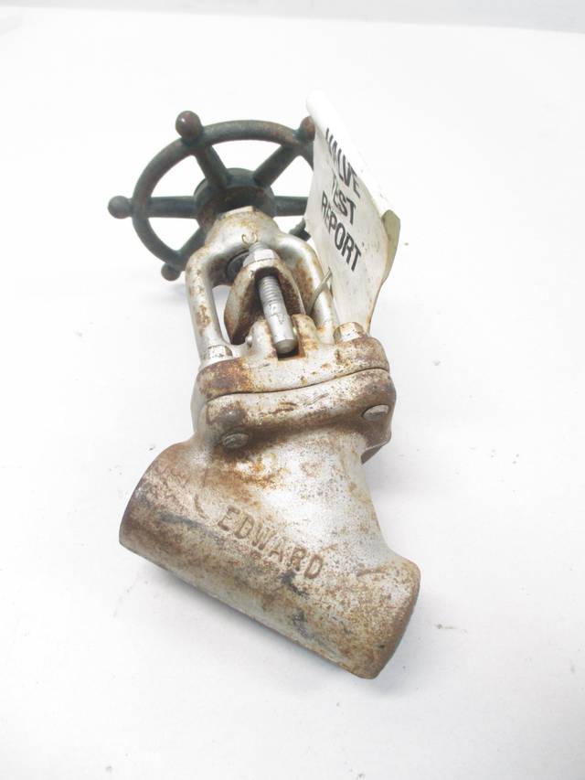 EDWARD VALVE A00848 3/4 IN NPT STEEL THREADED GLOBE VALVE D458367