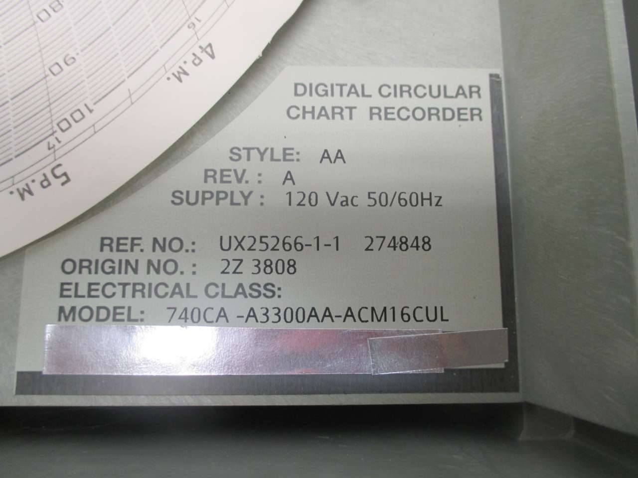 Foxboro Digital Circular Chart Recorder