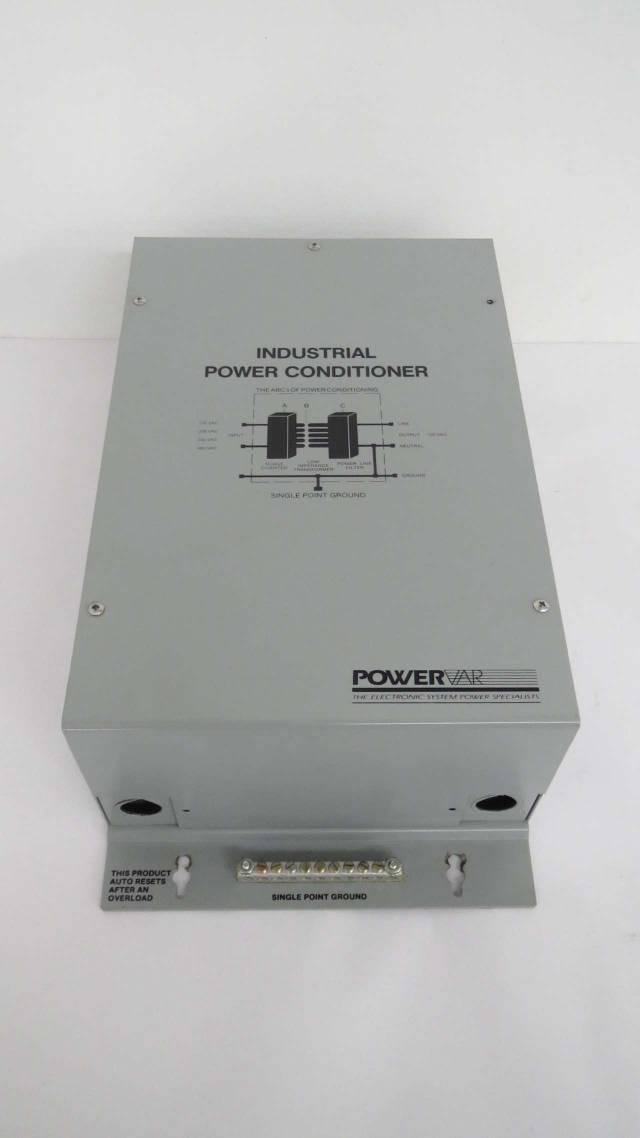POWERVAR ABC150091IND 480VAC 120VAC 1500VA 12.5A POWER CONDITIONER