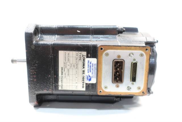 OKUMA BL-MH101E-20T SERVO MOTOR 2KW 2000RPM 166V-AC