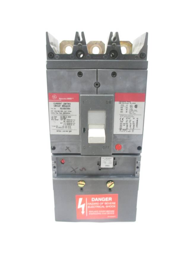 GE SGLA36AT0400 SPECTRA RMS 3P 400A 600VAC MOLDED CASE CIRCUIT BREAKER