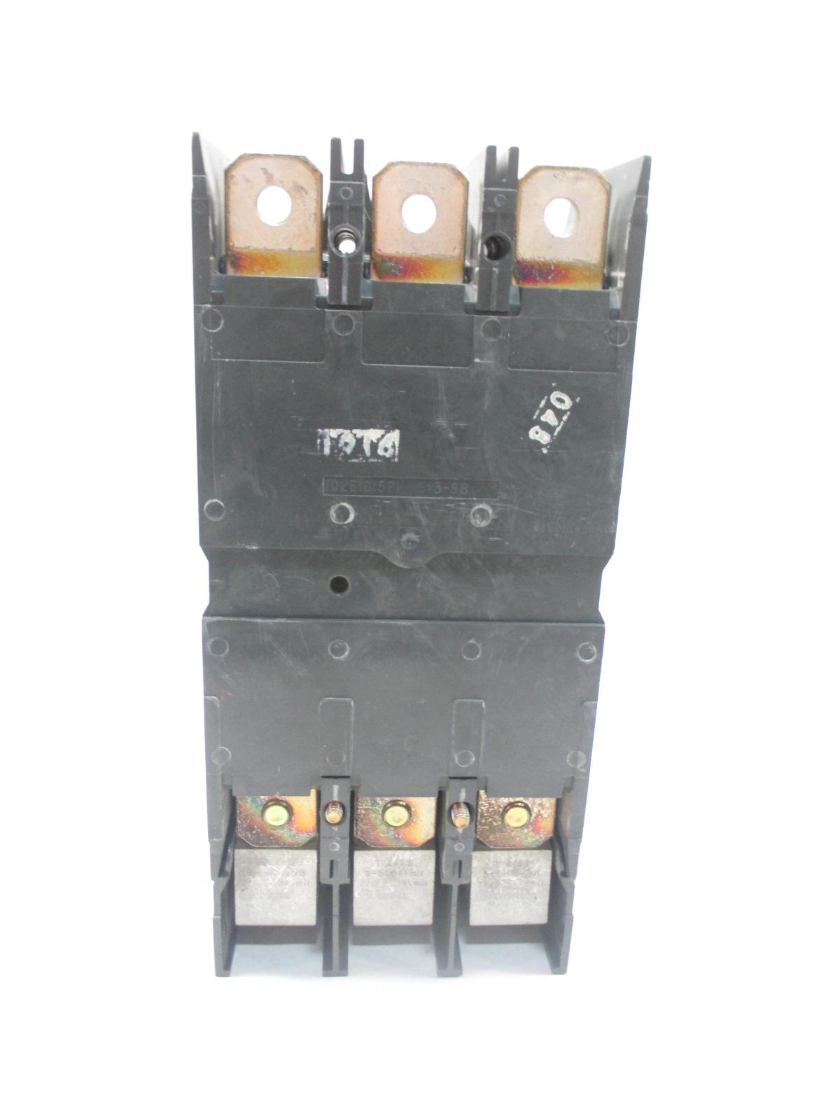 GE SGLA36AT0400 SPECTRA RMS 3P 400A 600V-AC MOLDED CASE CIRCUIT BREAKER ...