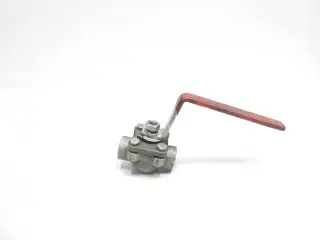 TUFLINE 0366 2-WAY STAINLESS SOCKET WELD PLUG VALVE 1/2IN 300
