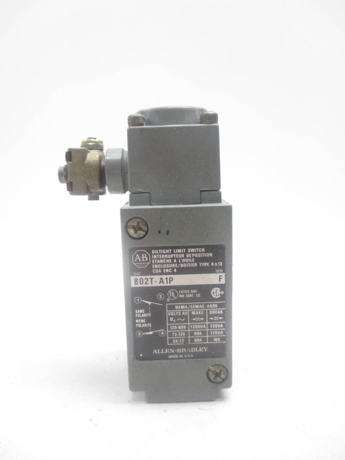 allen bradley 802t catalog on Allen Bradley 802t A1p Ser F Limit Switch D466995
