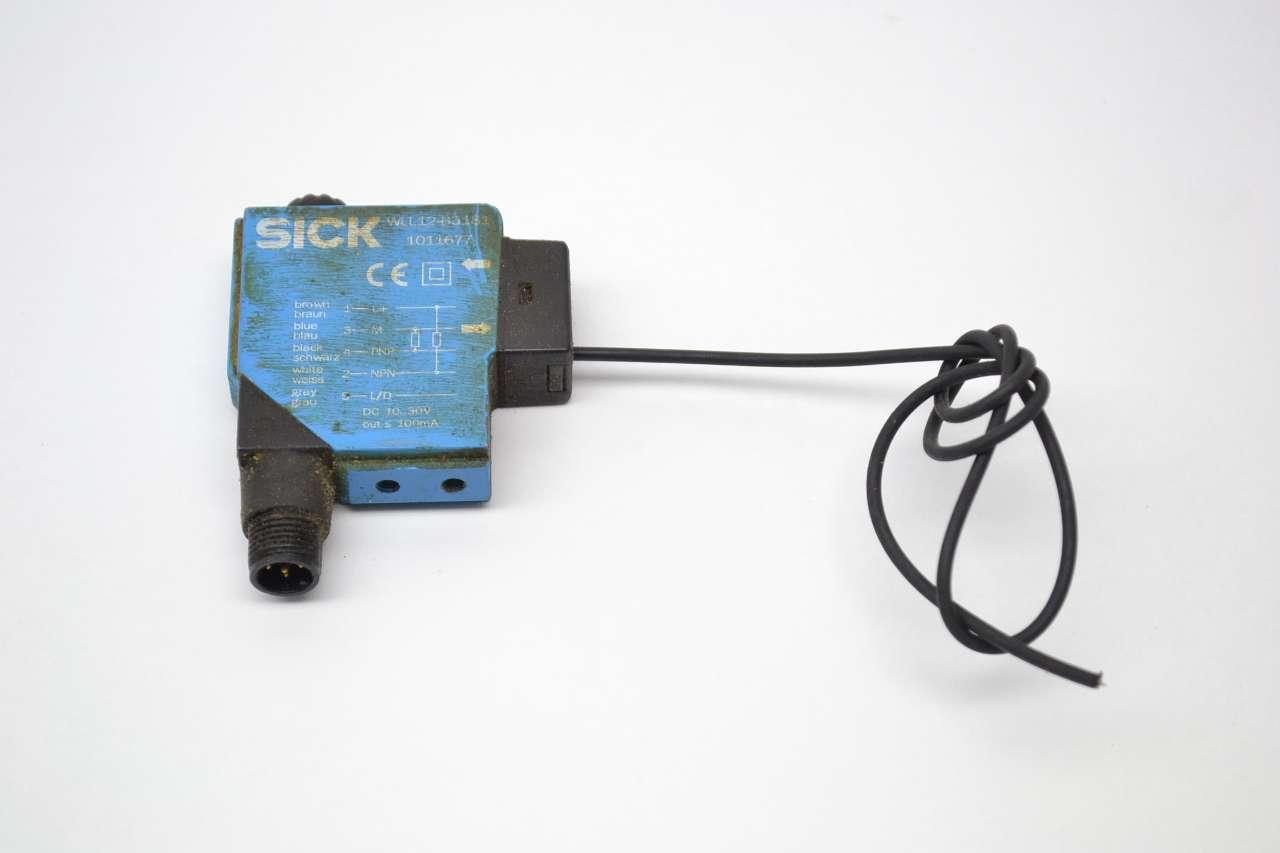 Sick WLL12-B5181 Fiber Optic Photoelectric Switch 10-30v-dc