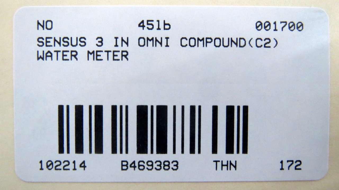 sensus 3 compound meter