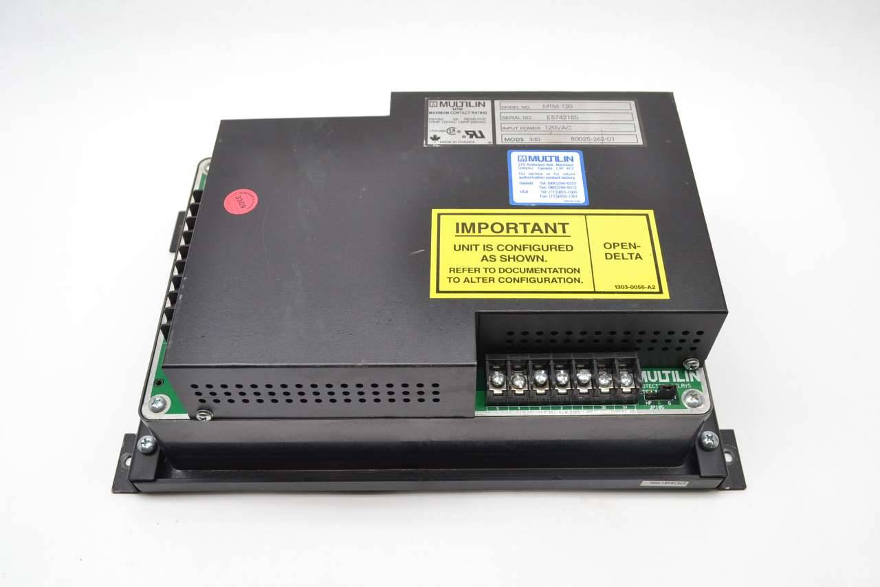 General Electric Ge Mtm-120 Multilin Protection 120V-Ac Relay B469698
