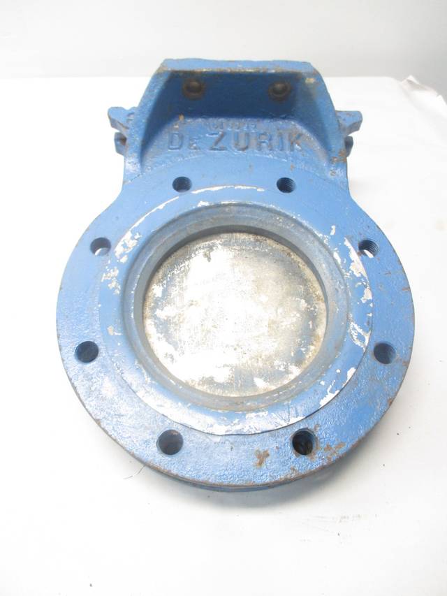 DEZURIK 6 IN IRON FLANGED KNIFE GATE VALVE D470157