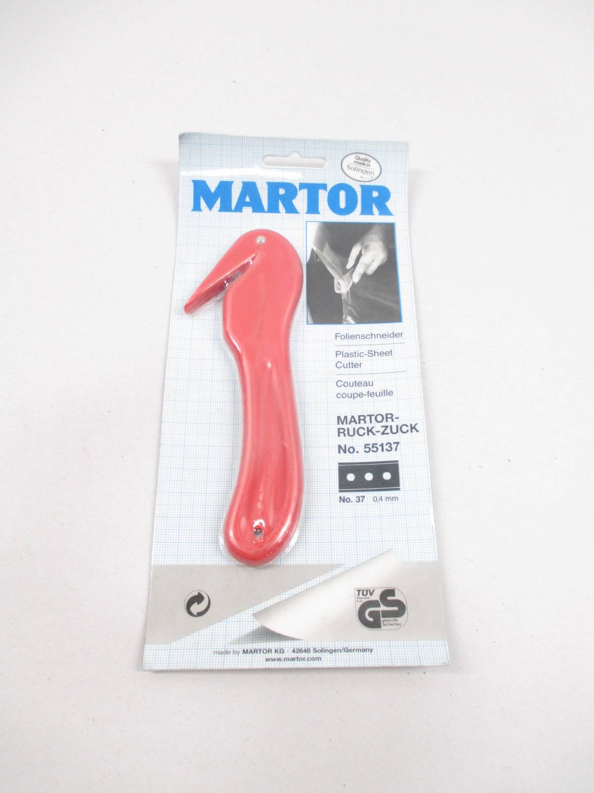 Martor 55137 Ruck-zuck Plastic-sheet Cutter 2/5mm D472432