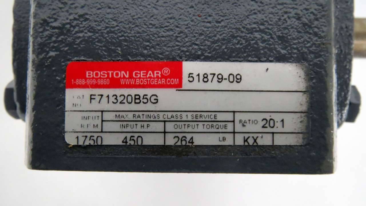 X713-7-5QC Boston Gear 713 R/S 5:1 RF-CC D 