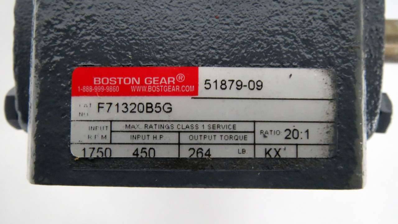 X713-7-5QC Boston Gear 713 R/S 5:1 RF-CC D X713-7-5QC Boston Gear 713 R/S 5:1 RF-CC D