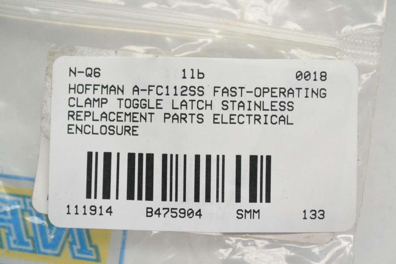 2 PER BAG Details about   Hoffman Fast-Operating Clamp Toggle Latches A-FC412SS 