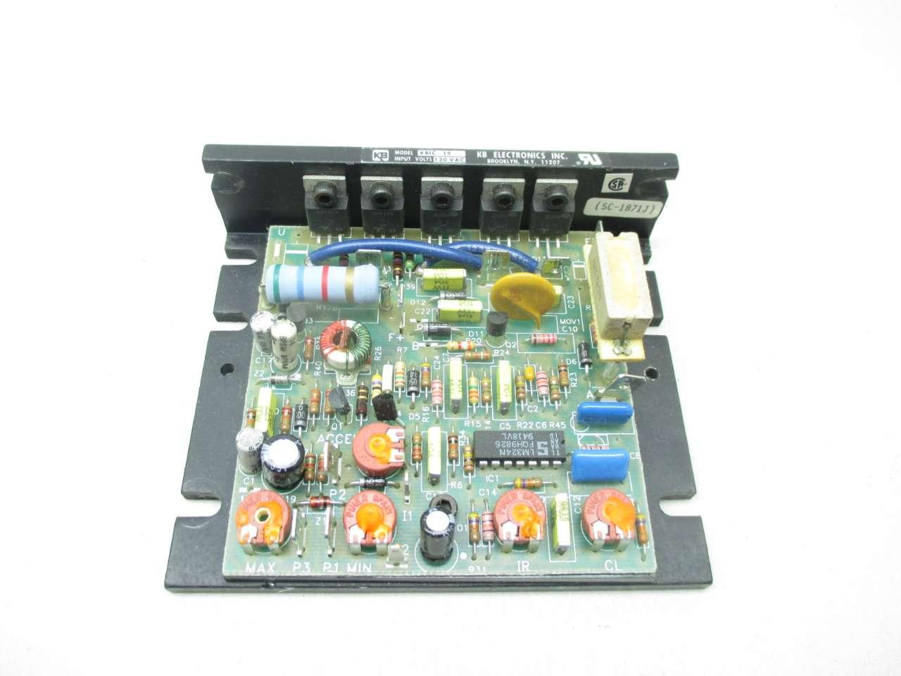 Input 120V Output 0-90 V DC Speed Controller Type KBIC 19 for 90V DC Motor 