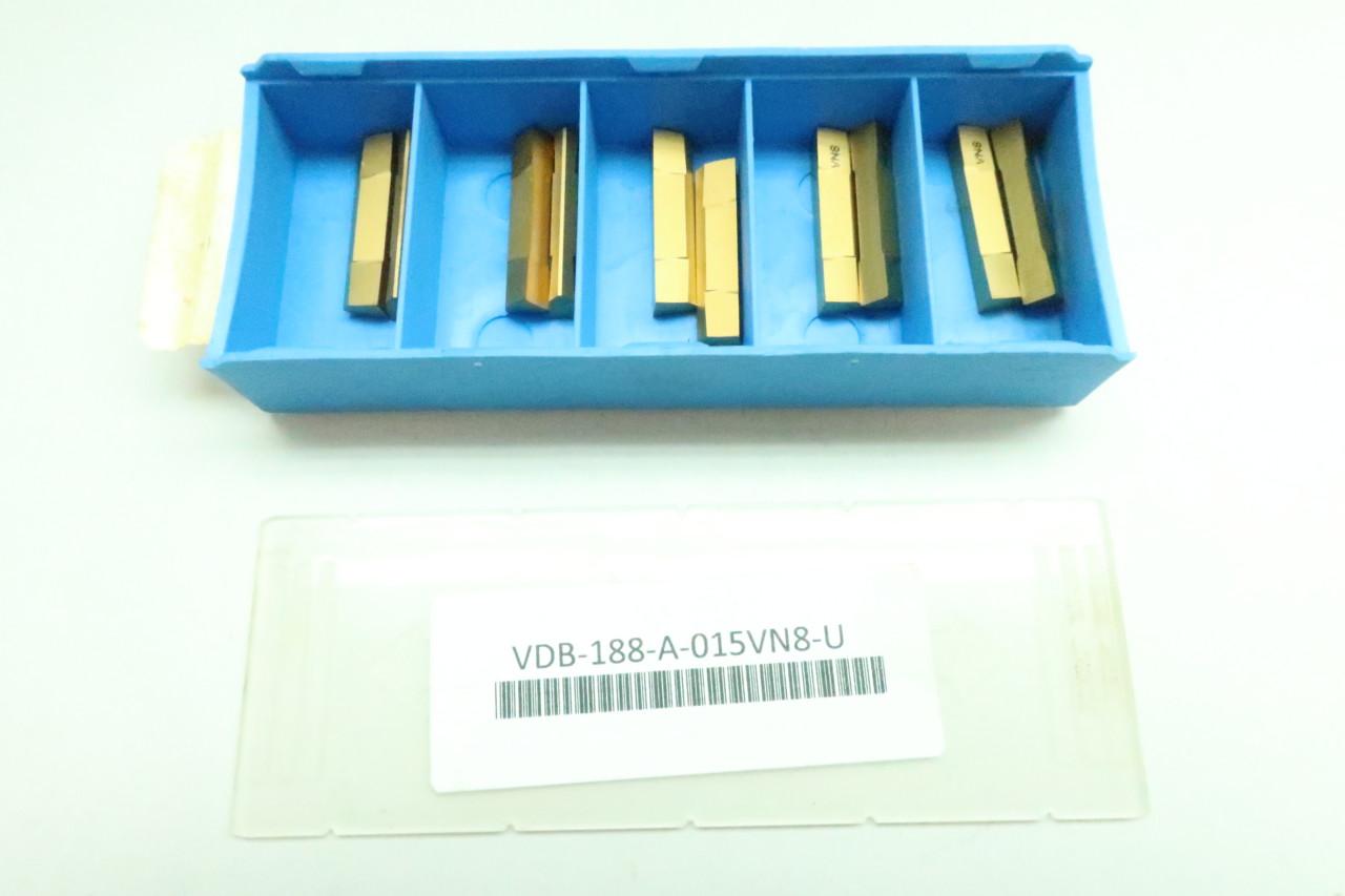 10 pieces Details about   Valenite VDB 188A015 V1N inserts 