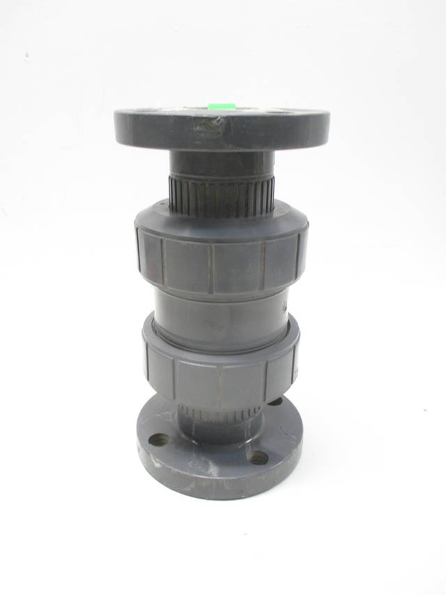NIBCO CHEMTROL PVC 2 IN FLANGED BALL CHECK VALVE D482051