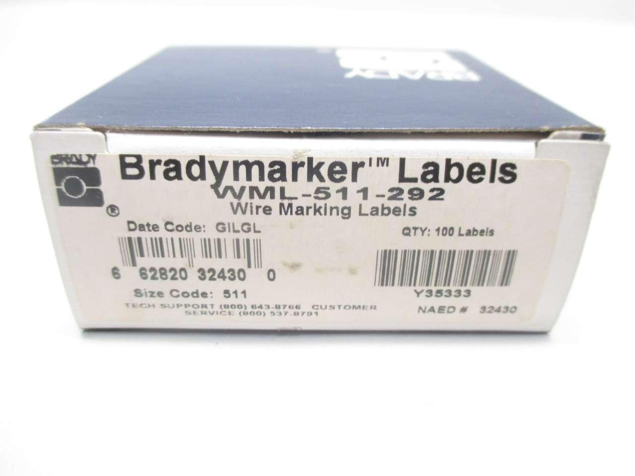 brady cable label