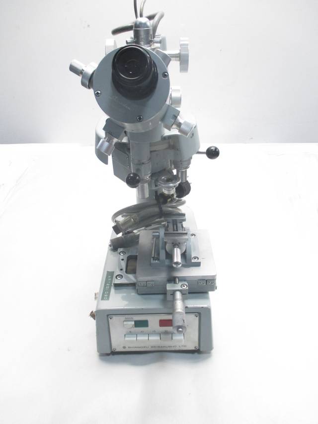 SHIMADZU TYPE M 73087 MICRO HARDNESS TESTER TEST EQUIPMENT D483350